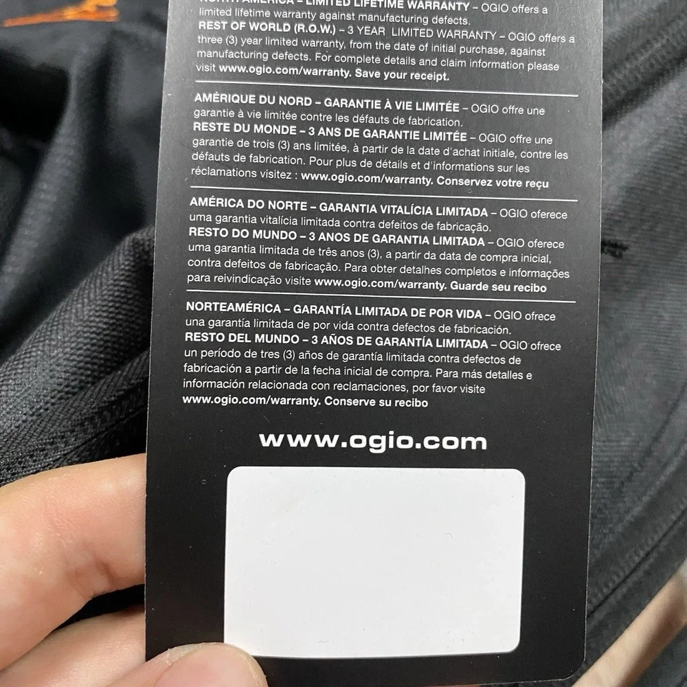 NEW Ogio Backpack Padded‎ Laptop Backpack Graphite Black Gray Auducy NWT